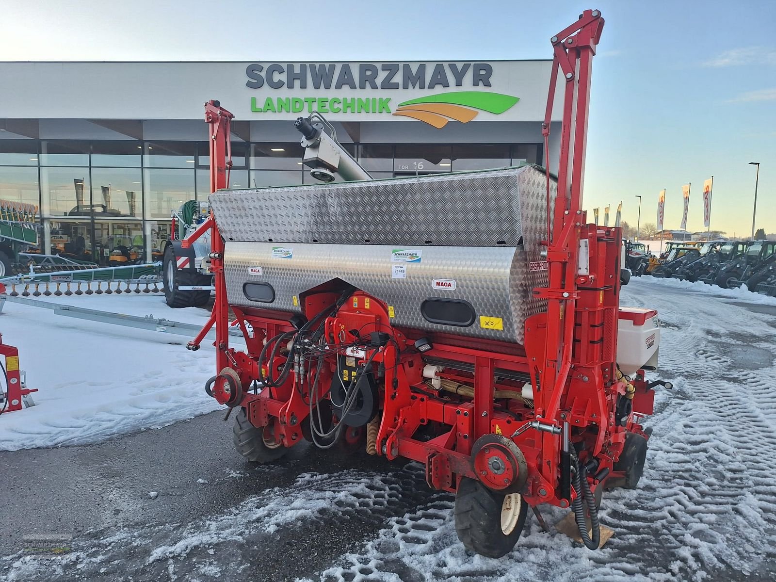 Einzelkornsägerät Türe ait Gaspardo Maga 7 rhg., Gebrauchtmaschine içinde Gampern (resim 2)