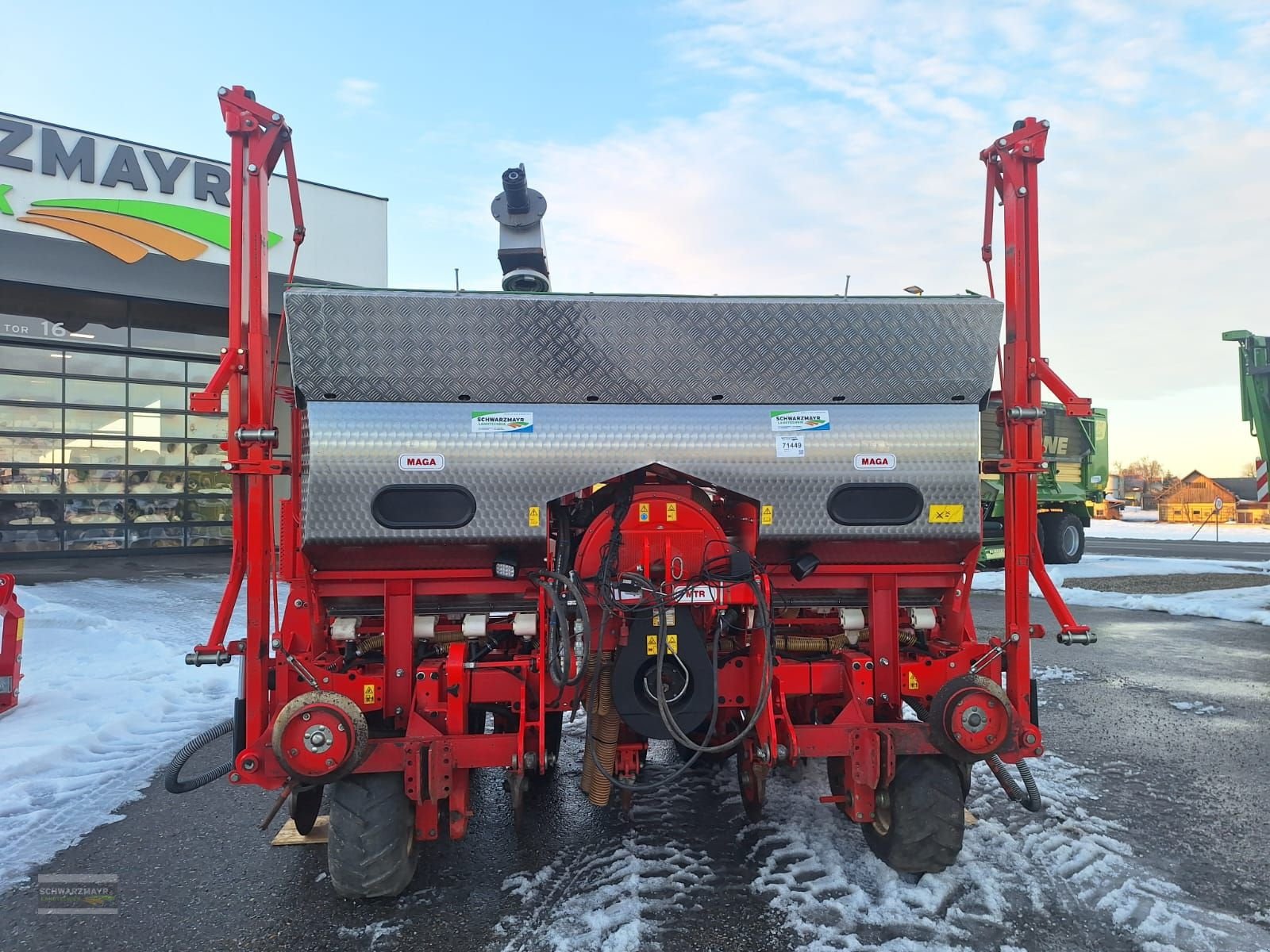 Einzelkornsägerät Türe ait Gaspardo Maga 7 rhg., Gebrauchtmaschine içinde Gampern (resim 18)