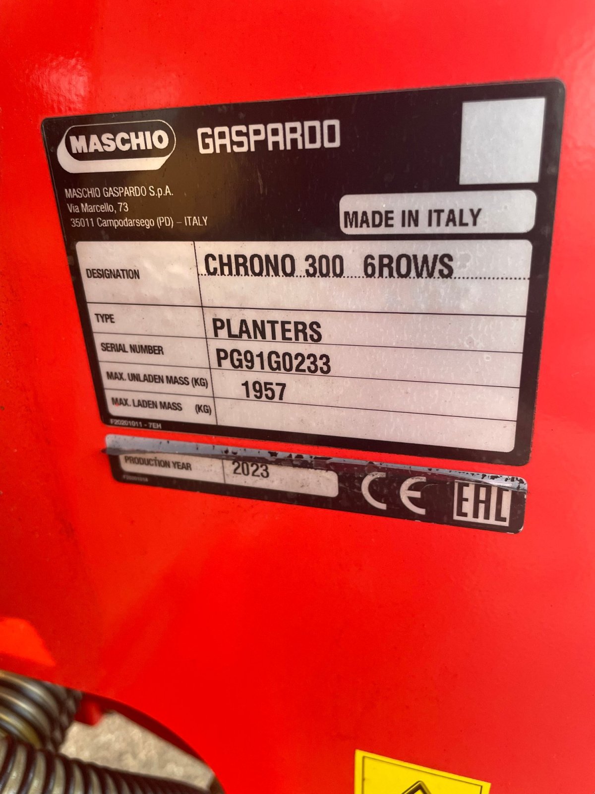 Einzelkornsägerät Türe ait Gaspardo MTE 6, Gebrauchtmaschine içinde Rheinhausen (resim 14)