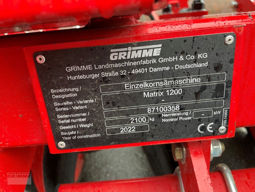 Einzelkornsägerät des Typs Grimme MATRIX 1200, Ausstellungsmaschine in Damme (Bild 26)
