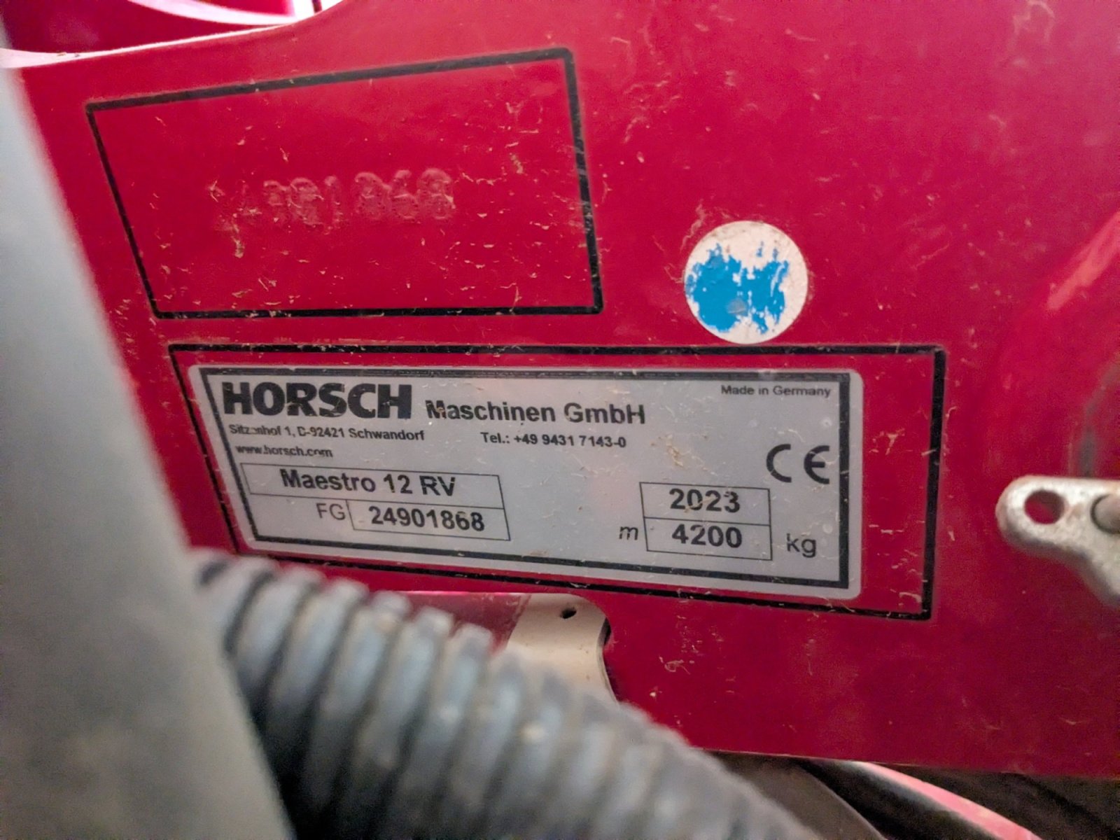 Einzelkornsägerät des Typs Horsch Maestro 12 RV, Gebrauchtmaschine in Wolkshausen (Bild 3)
