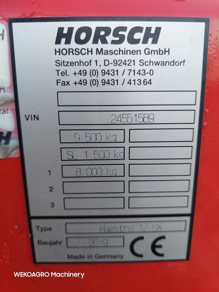 Einzelkornsägerät tipa Horsch Maestro 12 SW, Gebrauchtmaschine u Hammel (Slika 16)