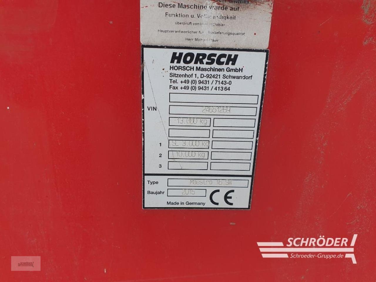 Einzelkornsägerät типа Horsch MAESTRO 16 SW, Gebrauchtmaschine в Langenweddingen (Фотография 7)