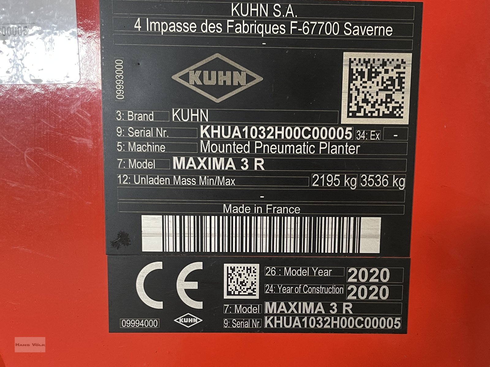 Einzelkornsägerät des Typs Kuhn Maxima 3 R, Gebrauchtmaschine in Eggenfelden (Bild 6)