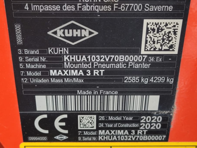 Einzelkornsägerät des Typs Kuhn MAXIMA 3 RT, Gebrauchtmaschine in Rathenow (Bild 1)