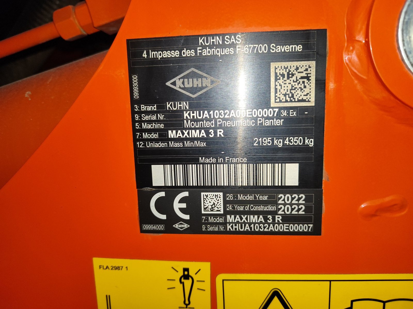 Einzelkornsägerät типа Kuhn Maxima 3R, Gebrauchtmaschine в Maisach (Фотография 9)
