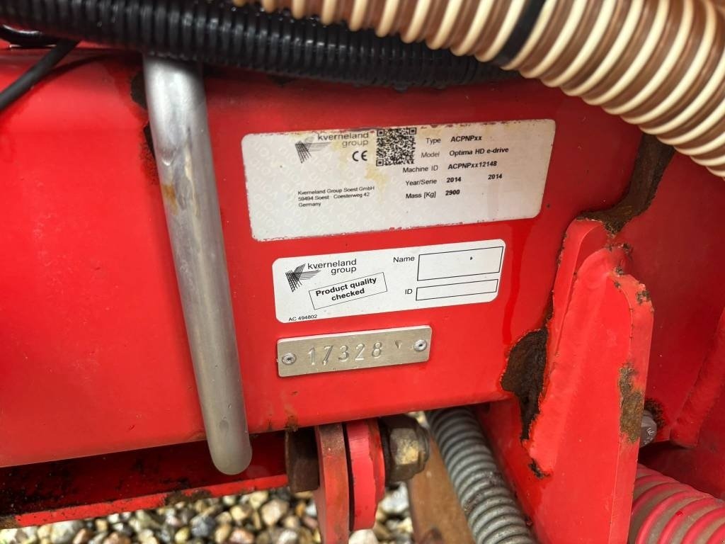 Einzelkornsägerät des Typs Kverneland E Drive Optima HD 8 Rækket, Gebrauchtmaschine in Ribe (Bild 11)