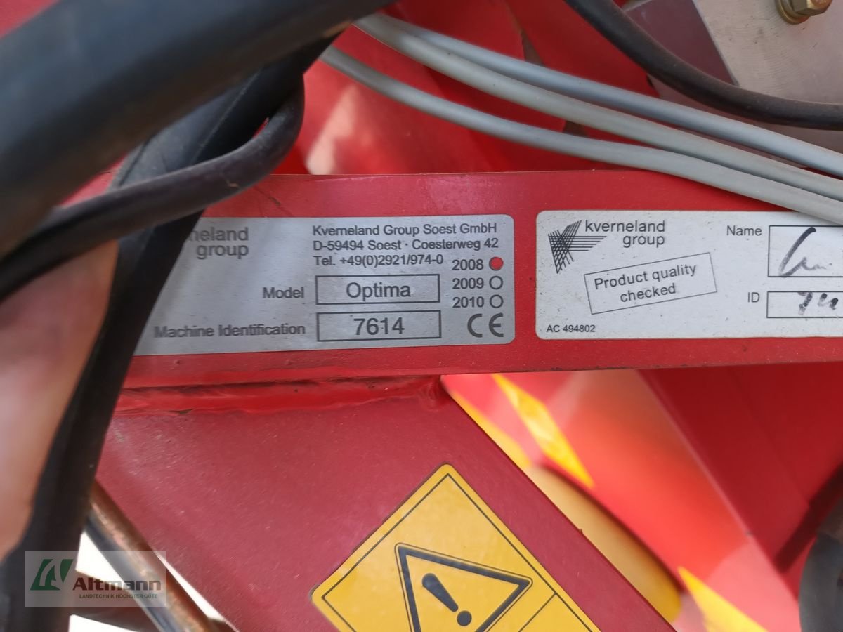 Einzelkornsägerät des Typs Kverneland Optima HD 6reihig 4m Tele mit Reihendüngerstreue, Gebrauchtmaschine in Lanzenkirchen (Bild 13)
