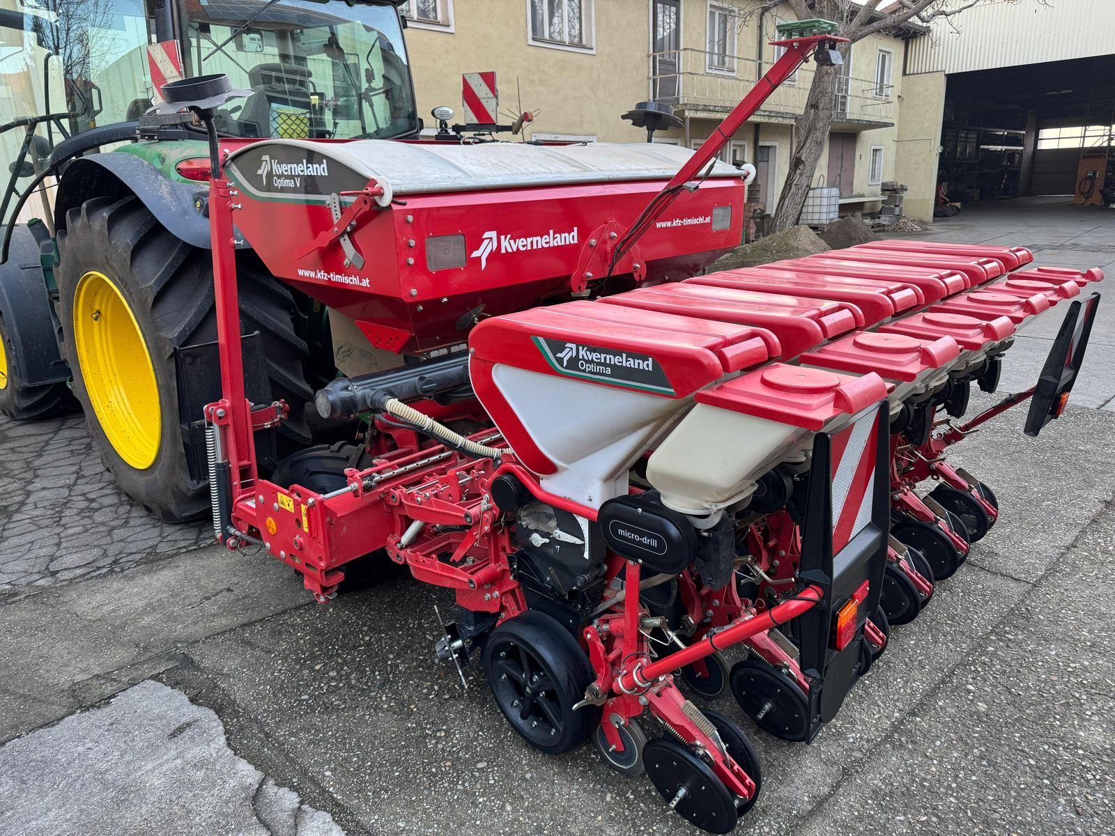 Einzelkornsägerät typu Kverneland Optima HD E Drive, Gebrauchtmaschine w Harmannsdorf-Rückersdorf (Zdjęcie 5)