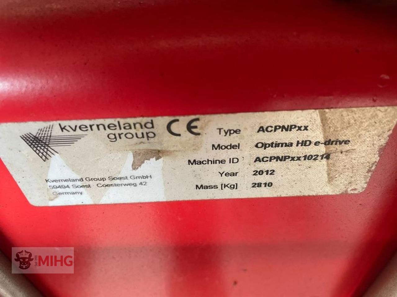 Einzelkornsägerät del tipo Kverneland OPTIMA HD E-DRIVE, Gebrauchtmaschine en Dummerstorf OT Petschow (Imagen 2)