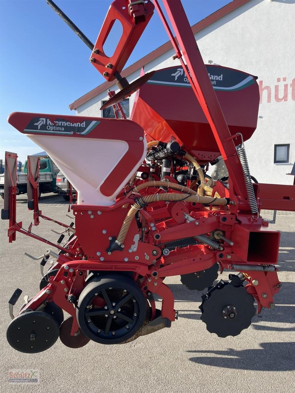 Einzelkornsägerät des Typs Kverneland Optima TF Profi 2, 8-reihig, mechanischer Antrieb, Düngeeinrichtung, 75 cm Reihenabstand, Gebrauchtmaschine in Schierling (Bild 10)