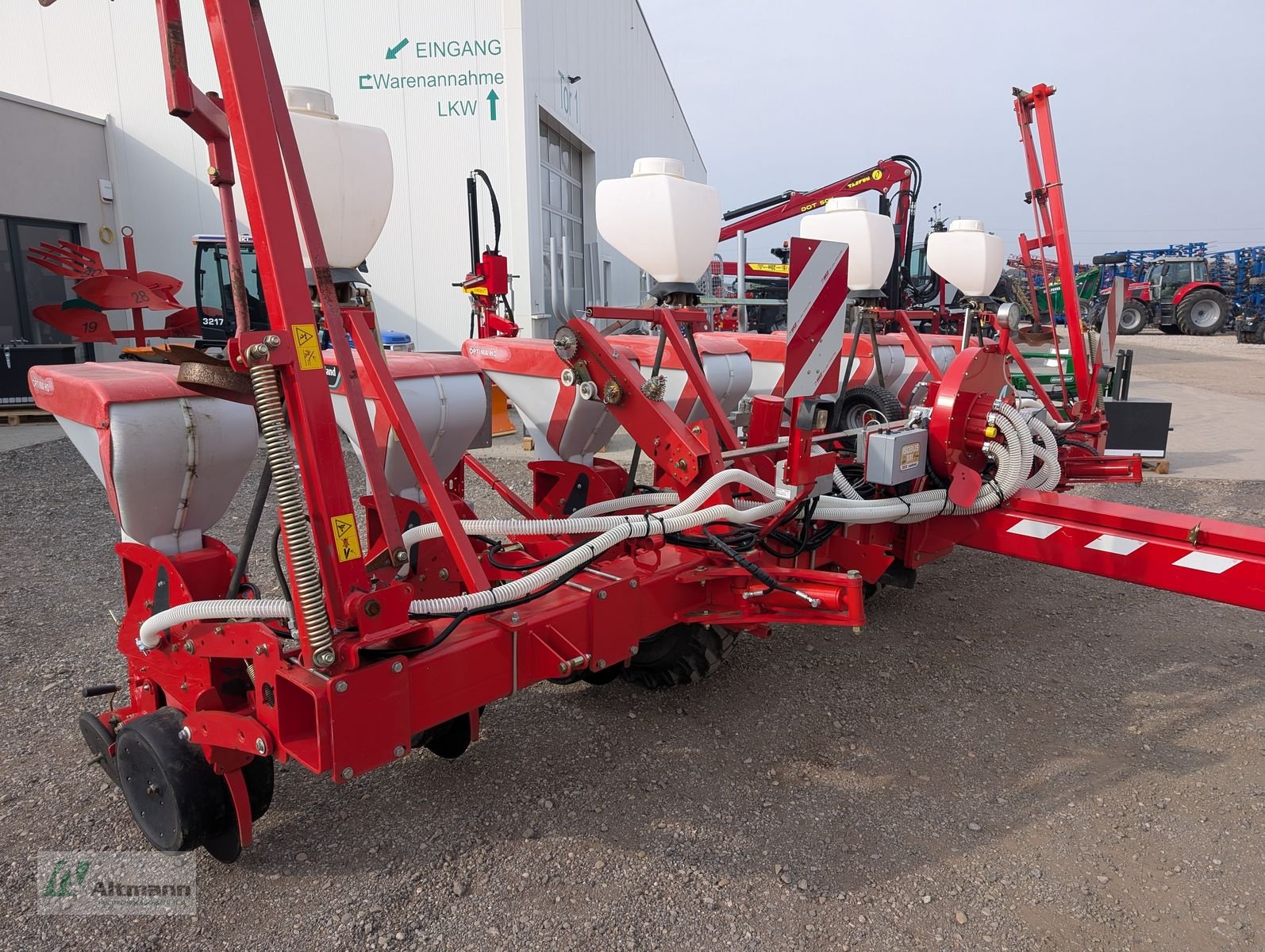 Einzelkornsägerät des Typs Kverneland Optima TF profi 8reihig, Mikrogranulatstreuer, Gebrauchtmaschine in Lanzenkirchen (Bild 1)