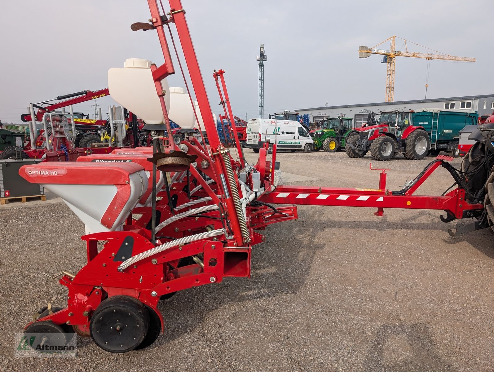 Einzelkornsägerät des Typs Kverneland Optima TF profi 8reihig, Mikrogranulatstreuer, Gebrauchtmaschine in Lanzenkirchen (Bild 3)