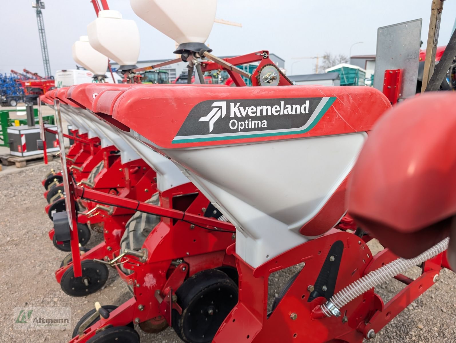 Einzelkornsägerät des Typs Kverneland Optima TF profi 8reihig, Mikrogranulatstreuer, Gebrauchtmaschine in Lanzenkirchen (Bild 12)