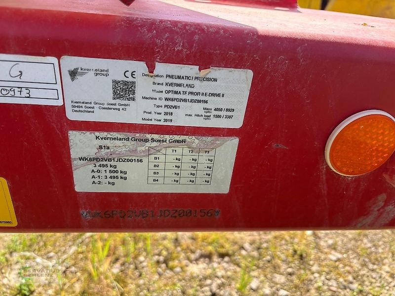 Einzelkornsägerät tip Kverneland Optima TF Profi II E - Drive II, Gebrauchtmaschine in Rittersdorf (Poză 11)