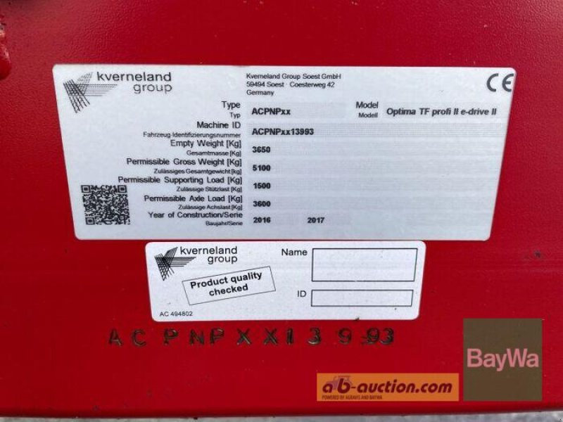 Einzelkornsägerät van het type Kverneland OPTIMA TF PROFI II, Gebrauchtmaschine in Bamberg (Foto 4)