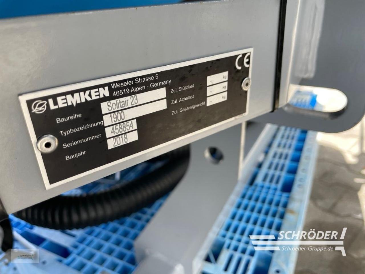 Einzelkornsägerät typu Lemken AZURIT 9/8.75 K D + SOLITAIR 23/1900, Gebrauchtmaschine v Wildeshausen (Obrázek 18)