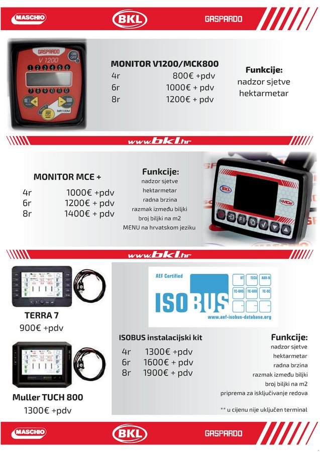 Einzelkornsägerät typu Maschio Gaspardo MTE-R 6R 300, Neumaschine v Rovisce (Obrázek 11)