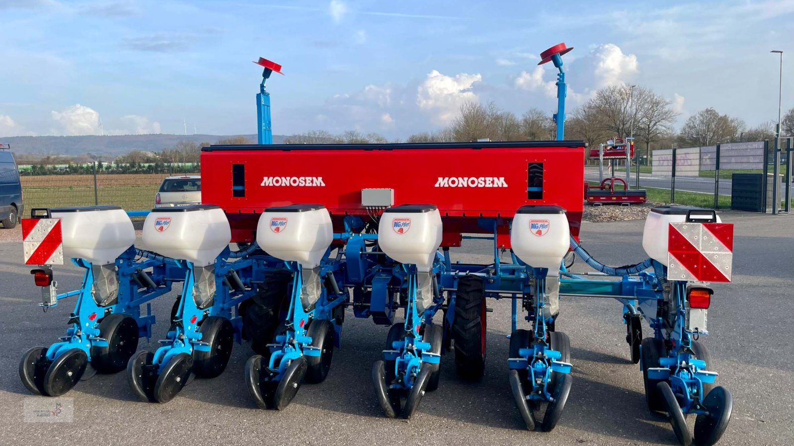 Einzelkornsägerät des Typs Monosem NG 4, Neumaschine in Mahlberg-Orschweier (Bild 1)