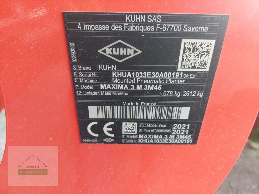 Einzelkornsägerät типа Sonstige KUHN MAXIMA 3 M 3,45M 5 REIHEN, Neumaschine в Aschbach (Фотография 2)