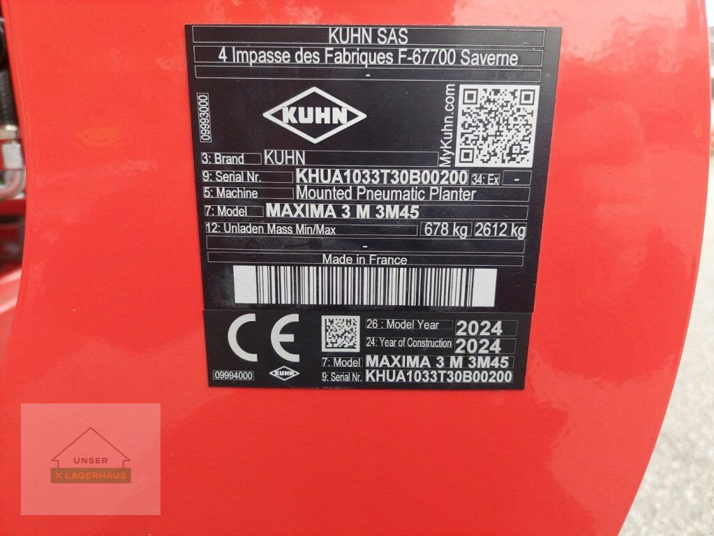 Einzelkornsägerät typu Sonstige KUHN MAXIMA 3 M 3,45M 5 REIHEN, Neumaschine w Haag (Zdjęcie 10)