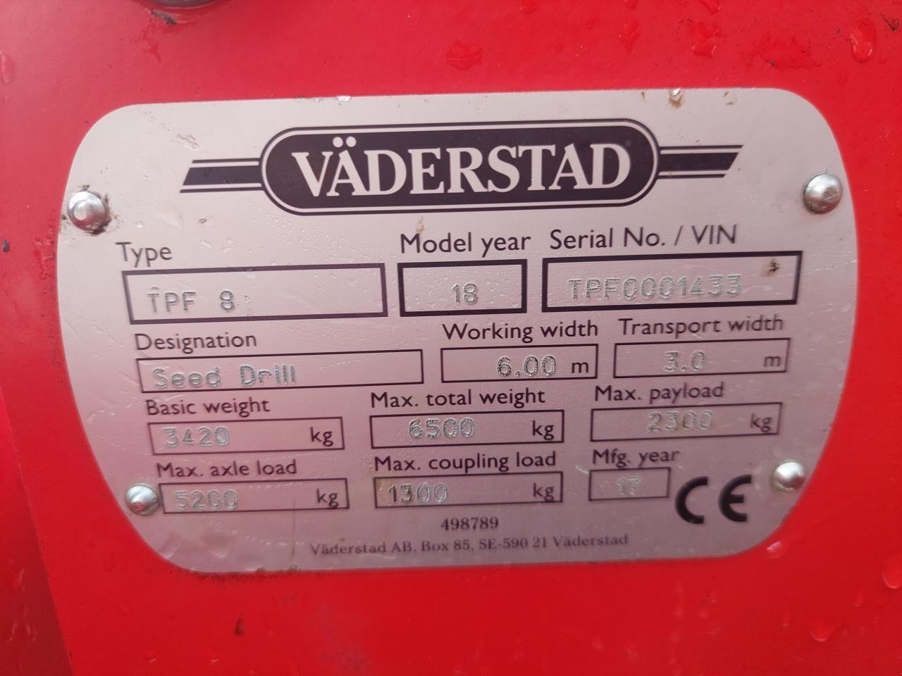 Einzelkornsägerät of the type Väderstad Tempo 8 F med E-service, Gebrauchtmaschine in Hammel (Picture 16)