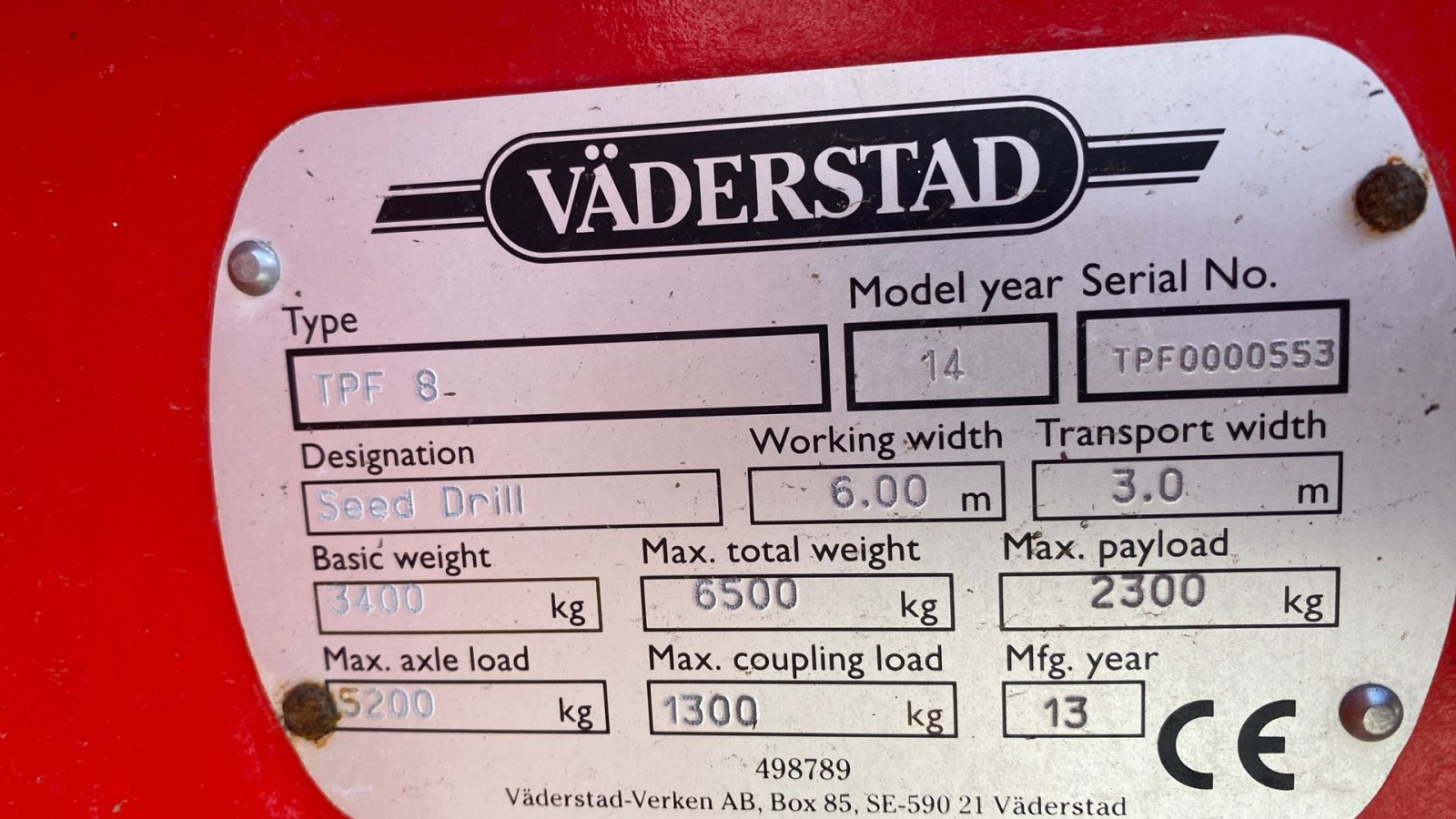 Einzelkornsägerät tipa Väderstad Tempo F 8RK., Gebrauchtmaschine u Roskilde (Slika 10)