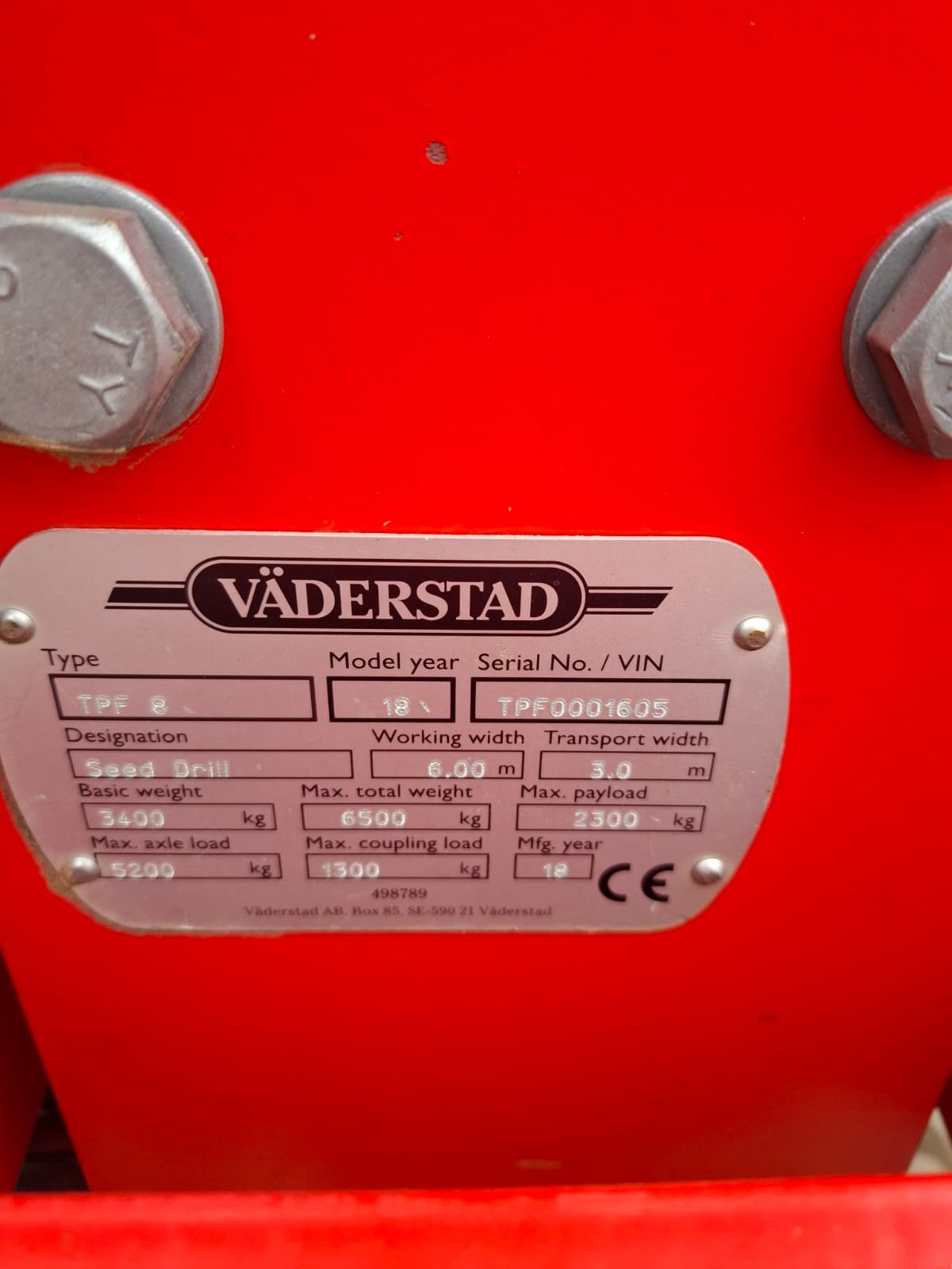 Einzelkornsägerät des Typs Väderstad Tempo TPF 8, Gebrauchtmaschine in Asselfingen (Bild 19)