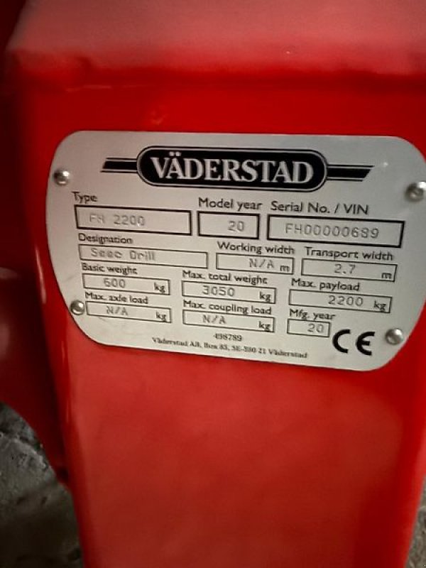 Einzelkornsägerät του τύπου Väderstad Tempo TPL 12 mit Bordhydraulik, Gebrauchtmaschine σε Ostercappeln (Φωτογραφία 11)