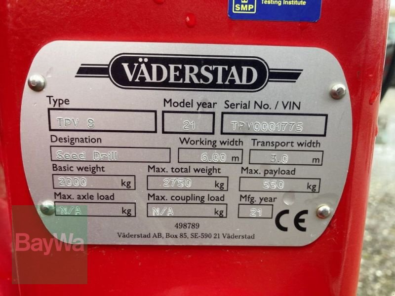 Väderstad TEMPO TPV 8 & FH 2200, Gebrauchtmaschine, Baujahr: 2021 (Bild 20) Einzelkornsägerät des Typs Väderstad TEMPO TPV 8 & FH 2200, Gebrauchtmaschine in Landshut (Bild 20)