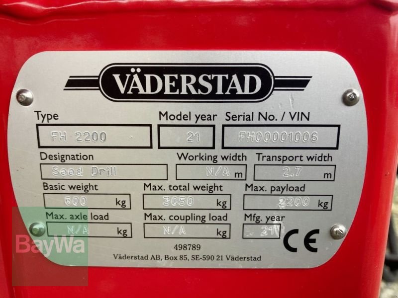 Väderstad TEMPO TPV 8 & FH 2200, Gebrauchtmaschine, Baujahr: 2021 (Bild 19) Einzelkornsägerät des Typs Väderstad TEMPO TPV 8 & FH 2200, Gebrauchtmaschine in Landshut (Bild 19)