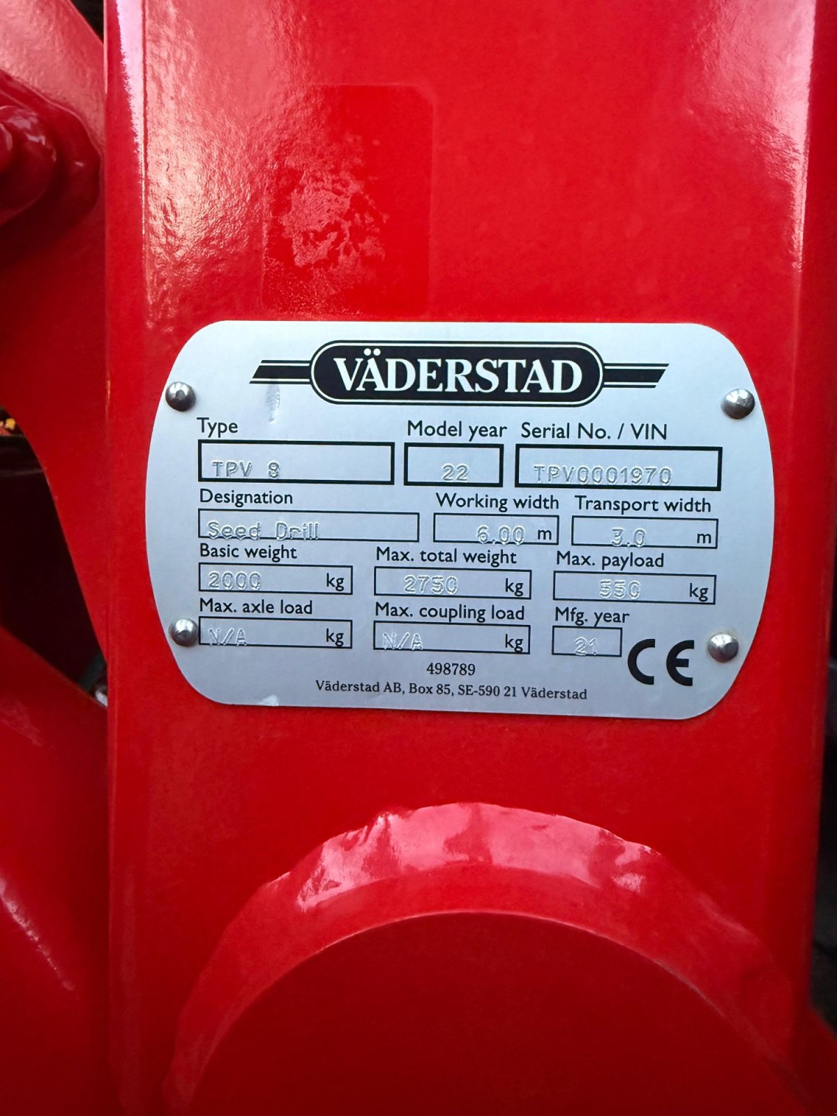 Einzelkornsägerät typu Väderstad Tempo V 8, Gebrauchtmaschine v Rheinhausen (Obrázek 11)