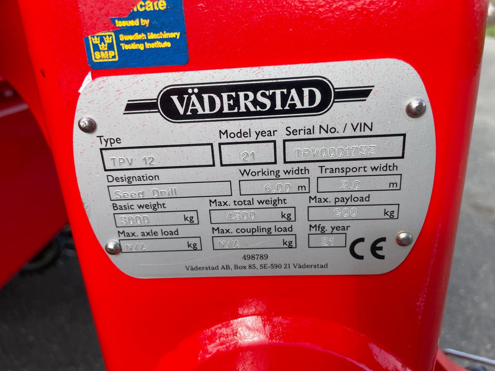 Einzelkornsägerät des Typs Väderstad Tempo V 8, Gebrauchtmaschine in Rheinhausen (Bild 13)