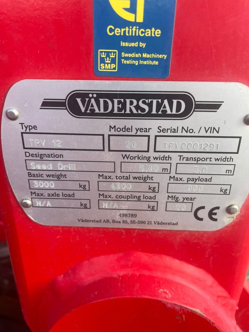 Einzelkornsägerät of the type Väderstad Tempo V TPV 12, Gebrauchtmaschine in Plau am See / OT Klebe (Picture 12)