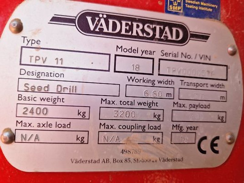 Einzelkornsägerät des Typs Väderstad TEMPO V11, Gebrauchtmaschine in PEYROLE (Bild 11)