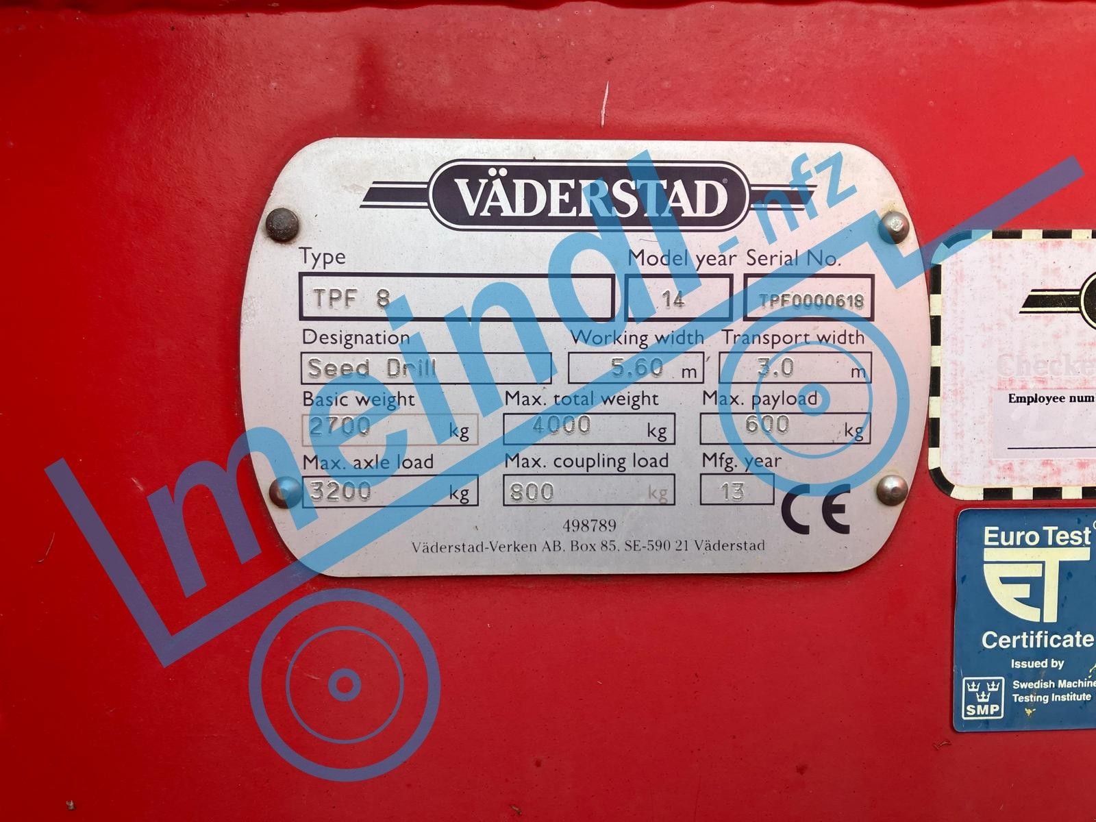 Einzelkornsägerät of the type Väderstad Tempo, Gebrauchtmaschine in Eferding (Picture 5)