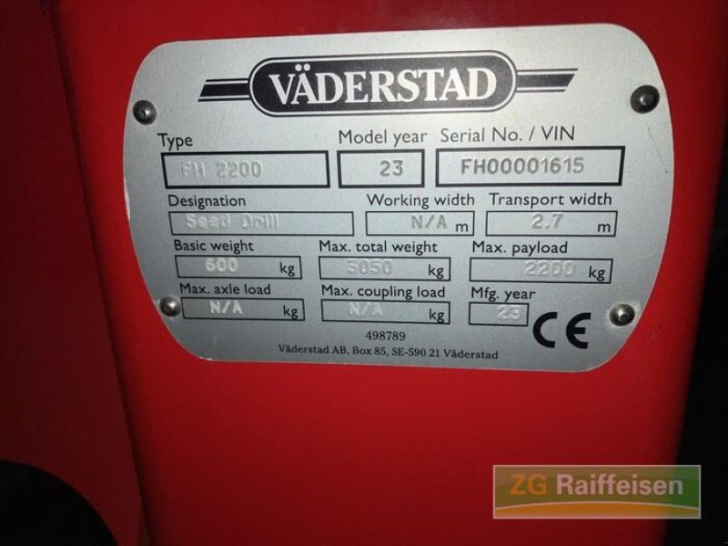 Einzelkornsägerät typu Väderstad TPV 12, Gebrauchtmaschine v Mühlhausen-Ehingen (Obrázek 5)