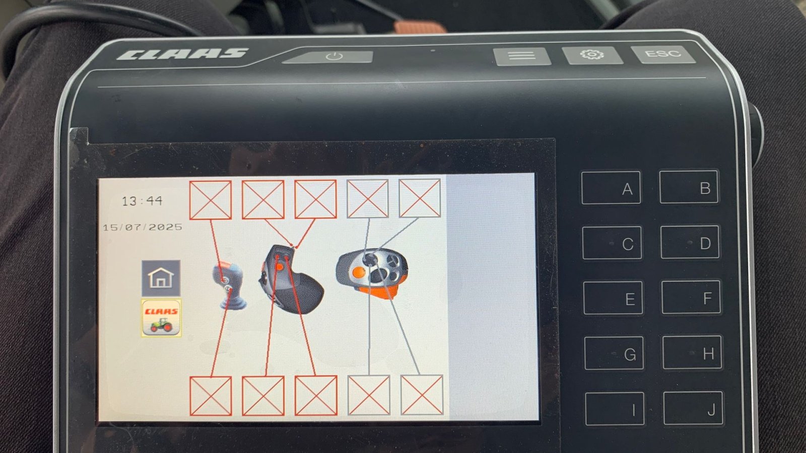 Elektrik van het type Sonstige Claas Cemis 700  iso-bus terminal., Gebrauchtmaschine in Tinglev (Foto 4)