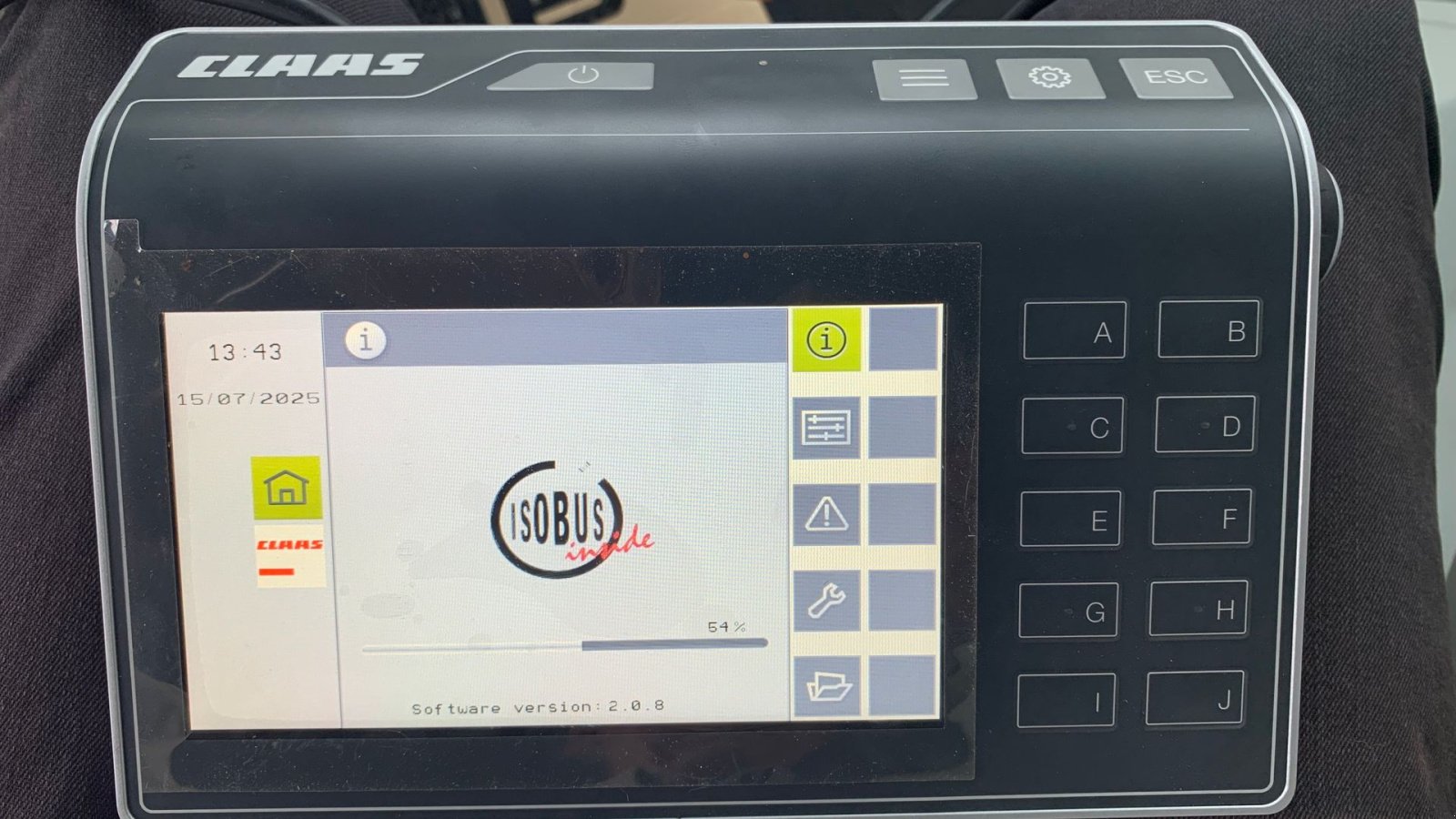 Elektrik van het type Sonstige Claas Cemis 700  iso-bus terminal., Gebrauchtmaschine in Tinglev (Foto 1)