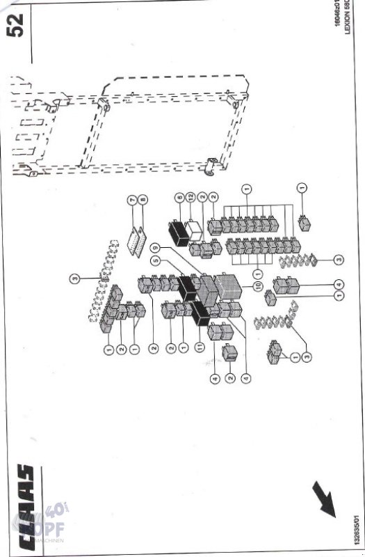Elektrische Anlage του τύπου CLAAS Claas LEXION 580 Zentralelektrik, Gebrauchtmaschine σε Schutterzell (Φωτογραφία 2)