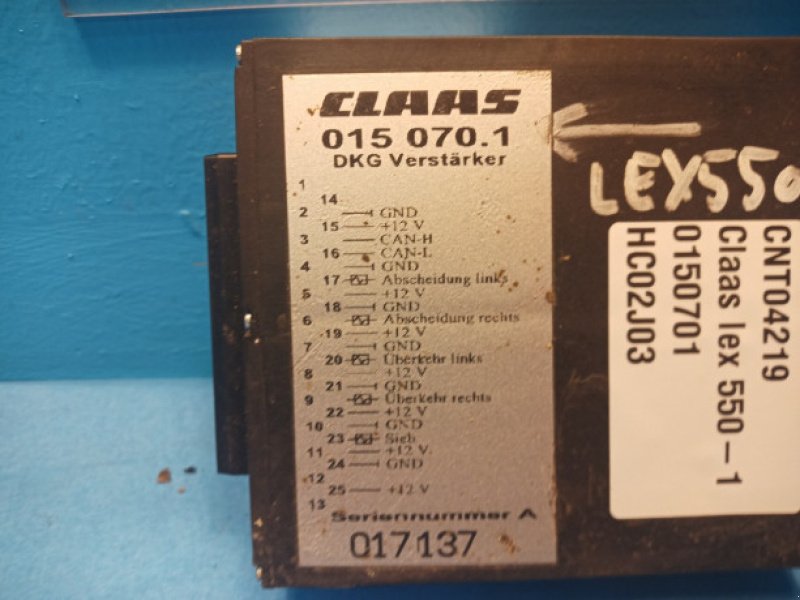 Elektrische Anlage of the type CLAAS Lexion 550, Gebrauchtmaschine in Hemmet (Picture 5)