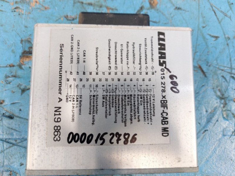 Elektrische Anlage του τύπου CLAAS Lexion 600, Gebrauchtmaschine σε Hemmet (Φωτογραφία 7)