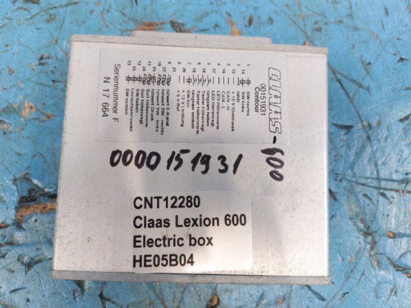 Elektrische Anlage του τύπου CLAAS Lexion 600, Gebrauchtmaschine σε Hemmet (Φωτογραφία 7)