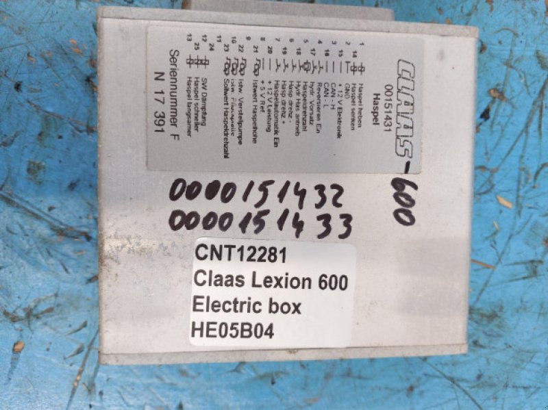 Elektrische Anlage of the type CLAAS Lexion 600, Gebrauchtmaschine in Hemmet (Picture 7)
