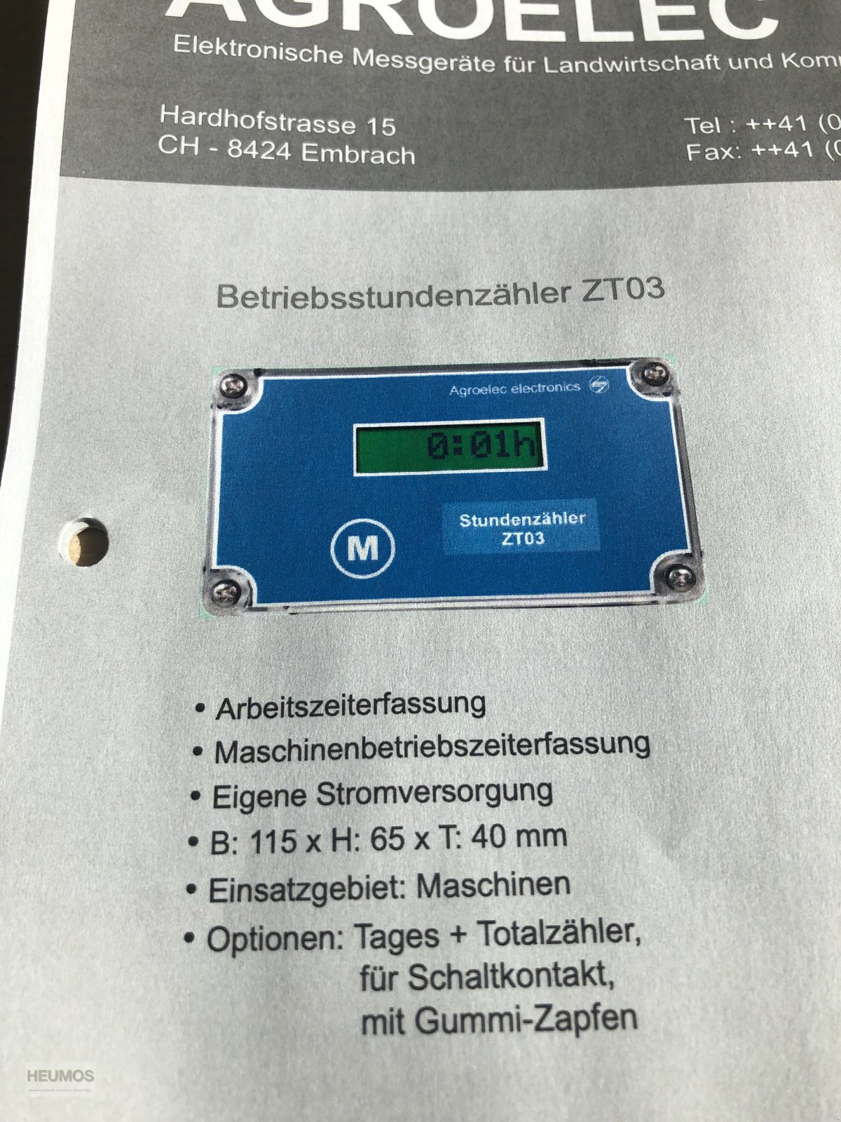 elektronische Zusatzgeräte des Typs Agroelec ZT03V, Gebrauchtmaschine in Polling (Bild 2)