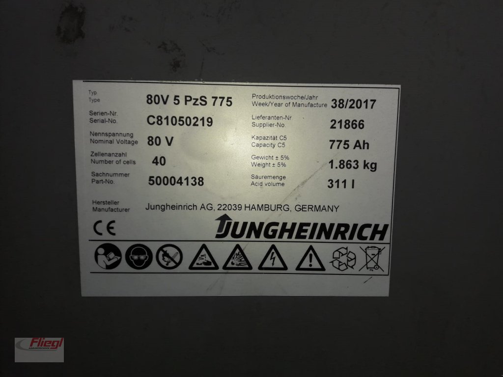 Elektrostapler des Typs Jungheinrich EFGS 30 S, Gebrauchtmaschine in Mühldorf (Bild 7)