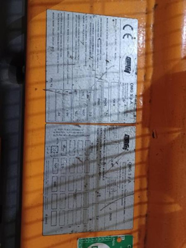 Elektrostapler typu OMG 720K, Gebrauchtmaschine v senlis (Obrázok 4)