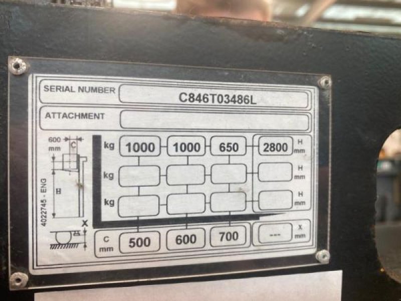 Elektrostapler типа Yale Gerbeur accompagnant avec pesage Ravas, Gebrauchtmaschine в senlis (Фотография 5)