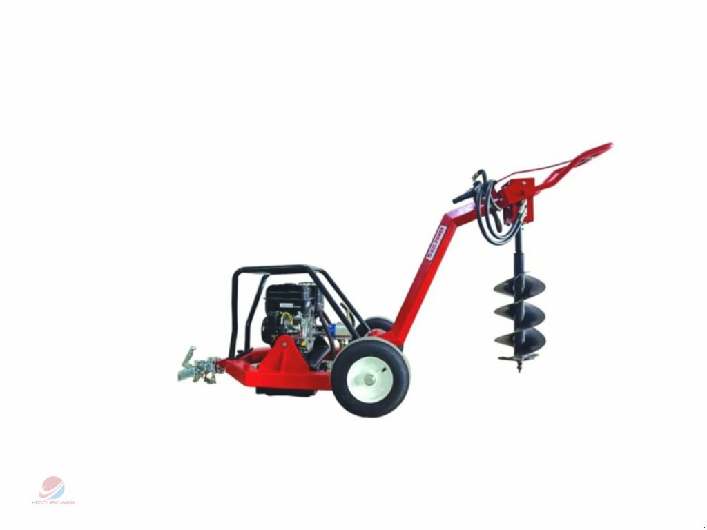 Erdbohrer für Bagger des Typs HZC Power BEB206 Hydraulischer Erdbohrer, Pendelbohrer Mit Benzinmotor & Bohrerset, Neumaschine in Krefeld (Bild 1)