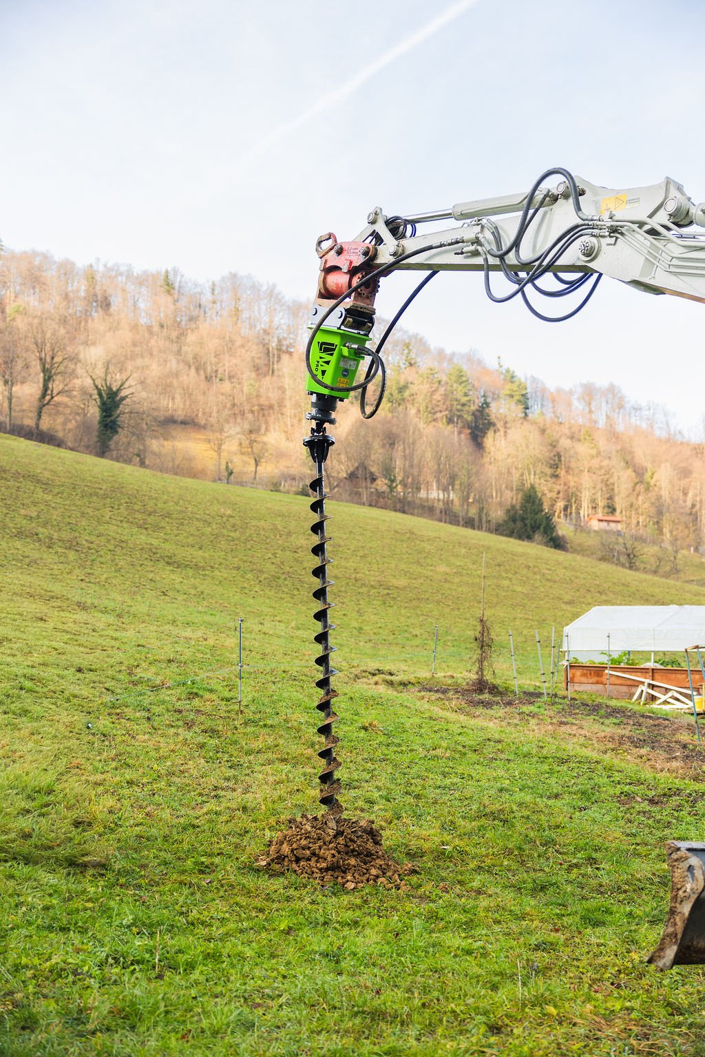 Erdbohrer für Bagger des Typs Sonstige Bagger Erdbohrer Verlängerung DM150-350 mm x 8.0000 mm, Neumaschine in Ingolstadt (Bild 14)